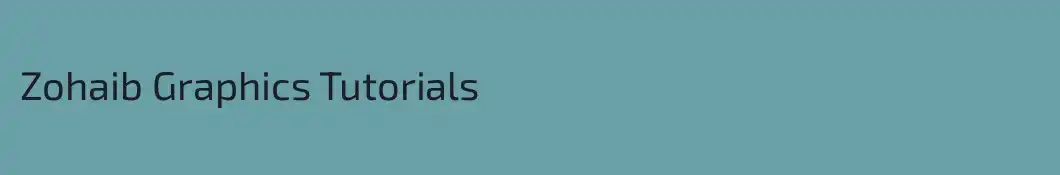 Zohaib Graphics Tutorials